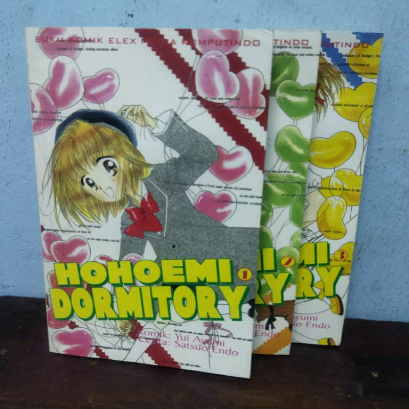 OBRAL BUKU ORIGINAL : KOMIK HOHOEMI DORMITORY VOL 1-3
