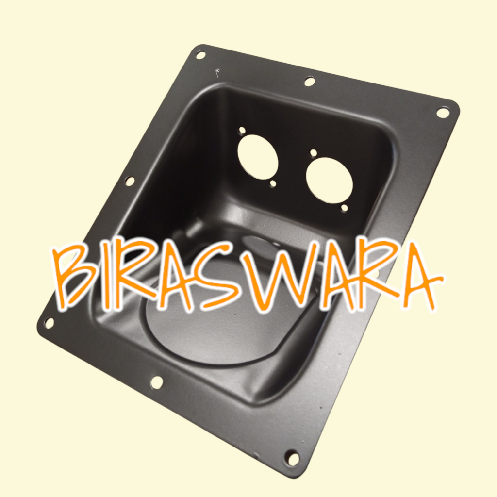 PLAT BOX SPEAKER BESI TEBAL CEKUNG MANGKOK HIGH QUALITY PANEL TERMINAL SPEAKER