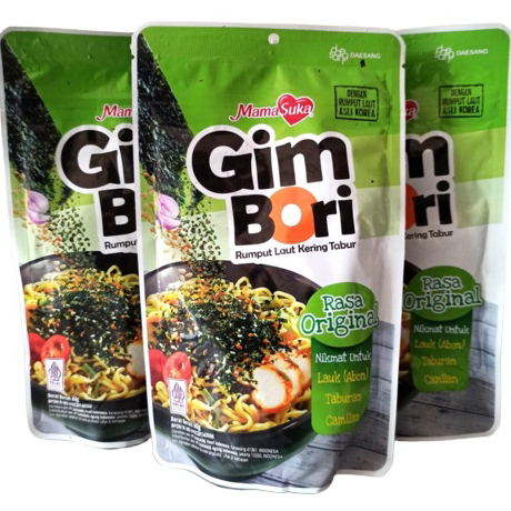 

Serba Murah Mama Suka Gim Bori Rumput Laut Kering Tabur Pouch Refill 60gr