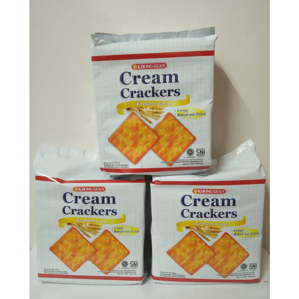 

Ready Stock Khong Guan Cream Crackers 350gr