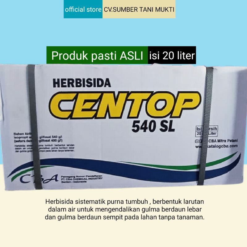 HERBISIDA SISTEMIK CENTOP 1 DUS (ISI 20LITER)