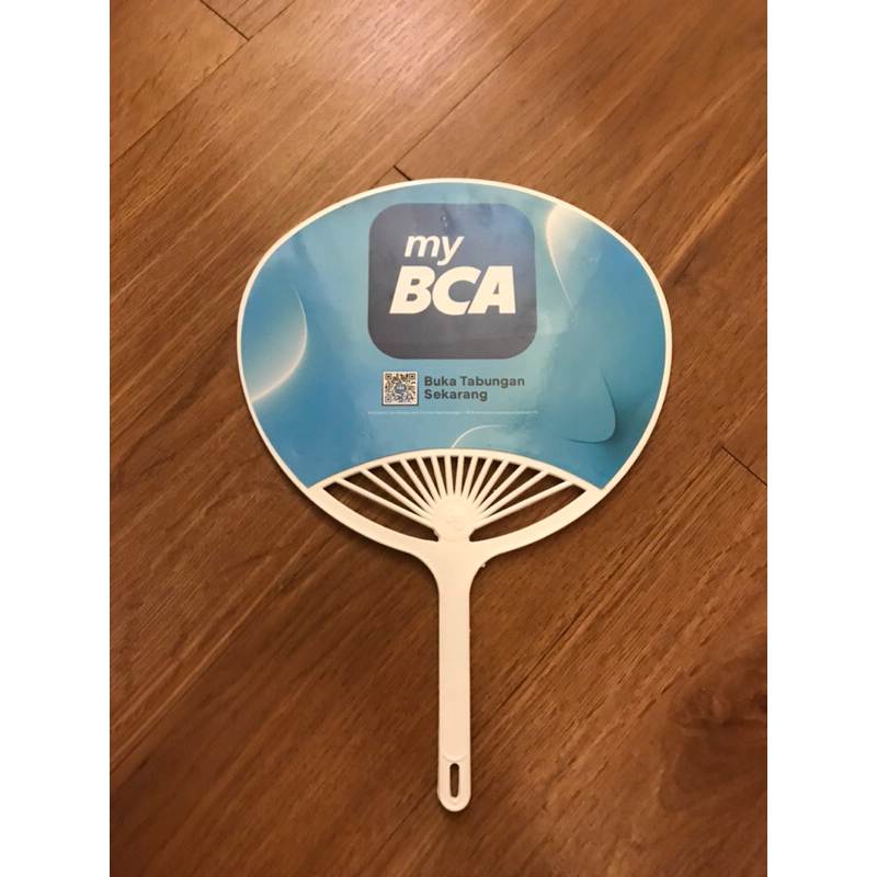 Kipas tangan souvenir BCA prioritas (jual satuan)