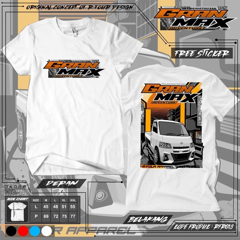 rfr 18 kaos pick up granmax baju mobil grandmax terbaru