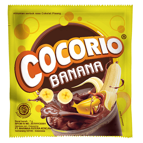 

Mouseman - COCORIO Banana Minuman Serbuk Rasa Coklat Pisang 7gr 1 PCS