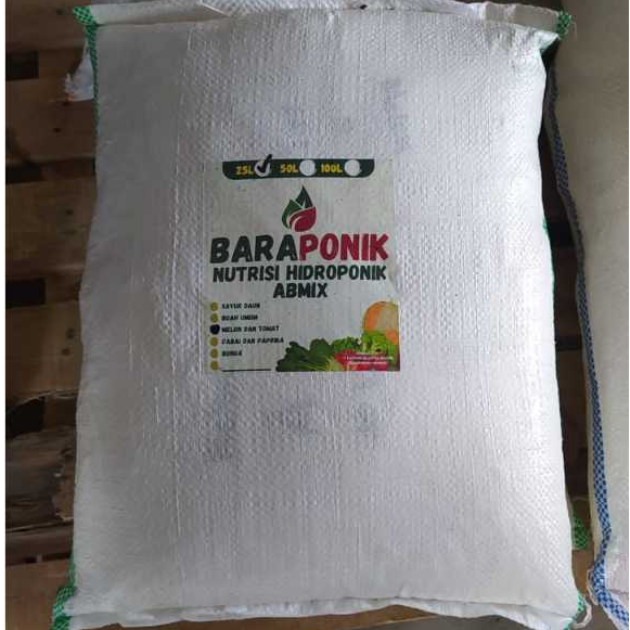Nutrisi hidroponik ab mix melon baraponik pekatan 25 liter