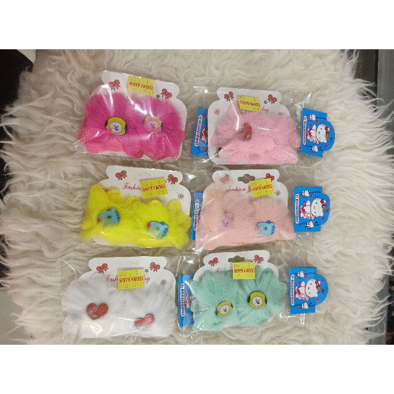 jepit rambut anak bt21 lucu