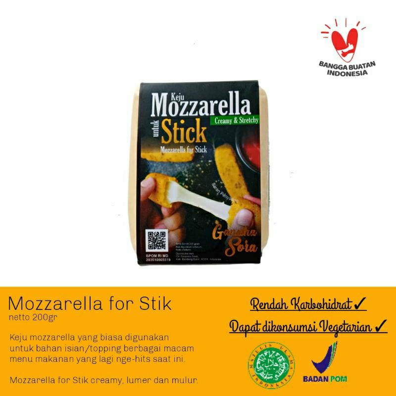

Keju Mozzarella Stick Murah