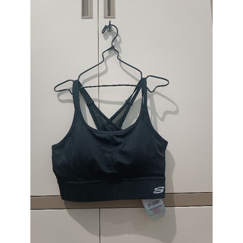 Sport Bra Skechers hitam original