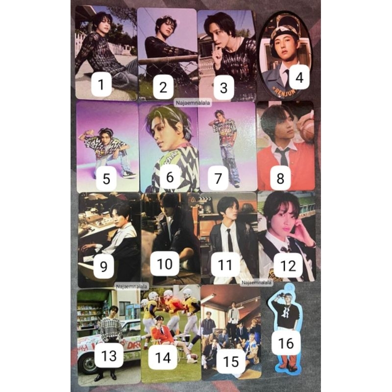 Photocard Haechan QR Ver ISTJ Official | Renjun, Jeno