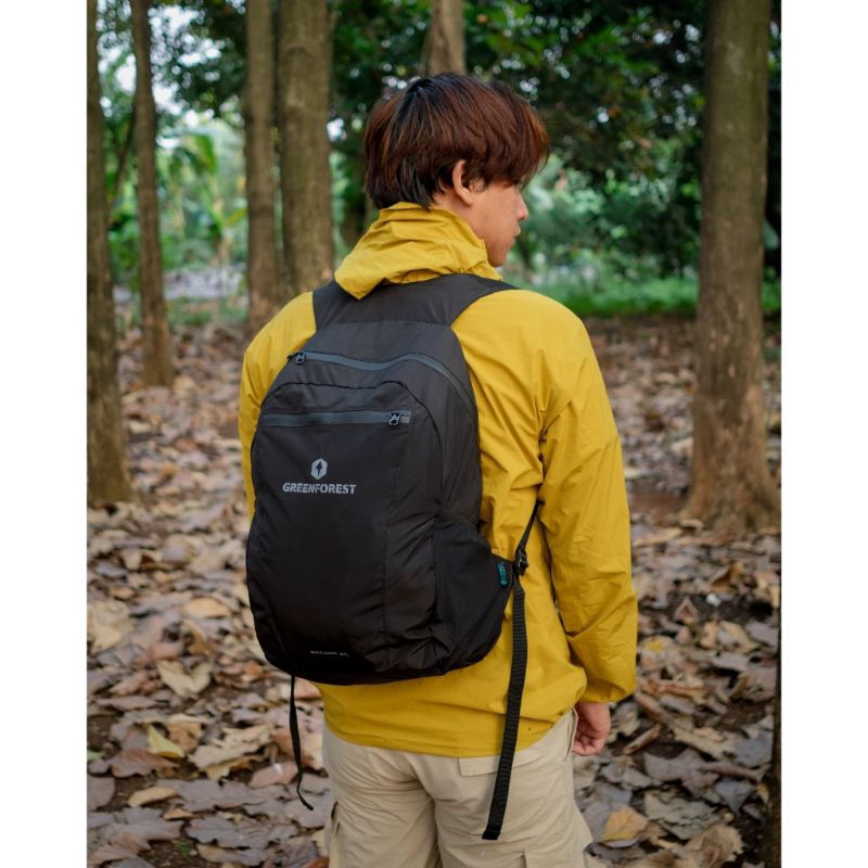 Tas Lipat Waterproof 22 Liter  - Daypack Lipat Outdoor Pria Wanita Greenforest Seri Raccoon