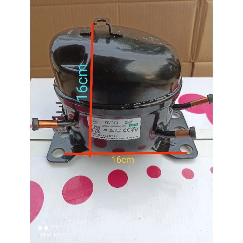 Kompresor kulkas 1 pintu type qv30 dan KOMPRESOR KULKAS 2 PINTU TYPE K48HL FREE RILAY OVERLOAD DAN T