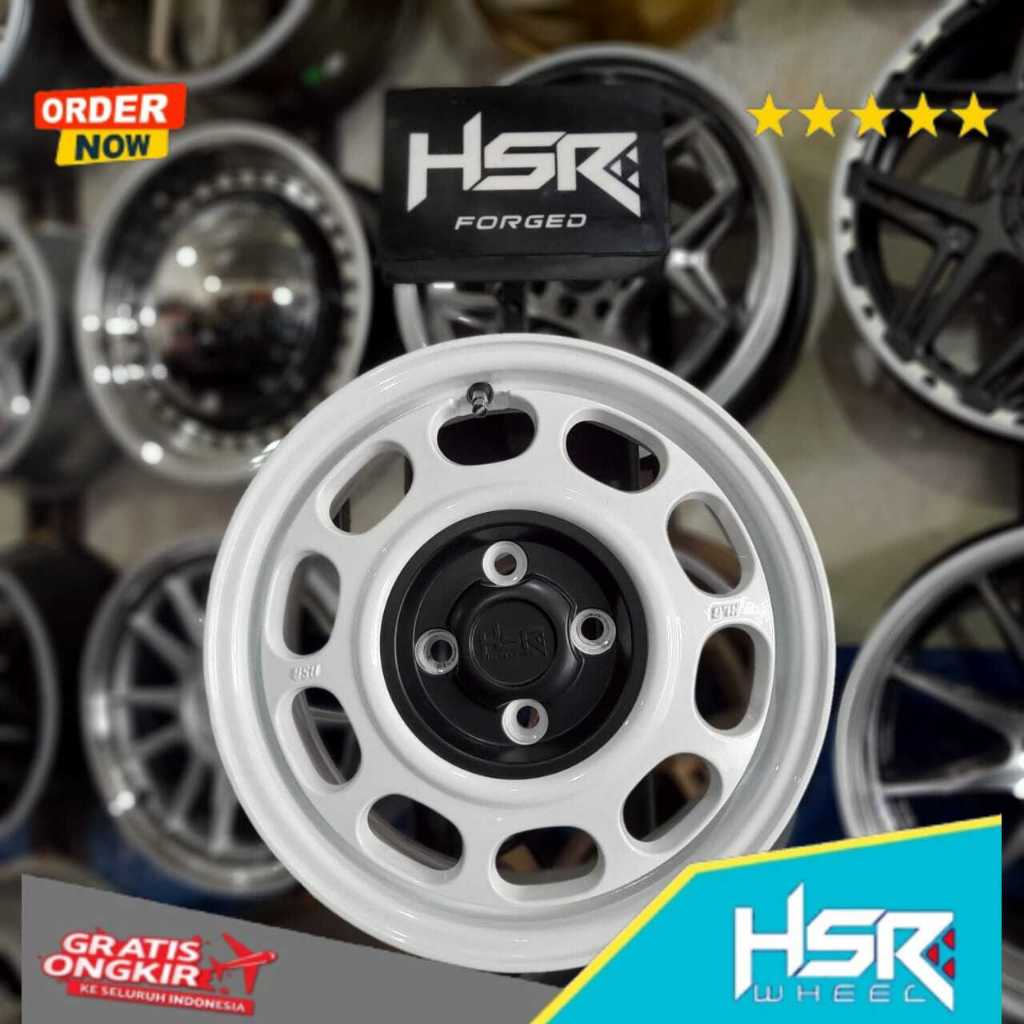 Velg HSR KLG Ring 14 Velg R14 Buat Agya Brio Sigra Vios Wuling Air Ev