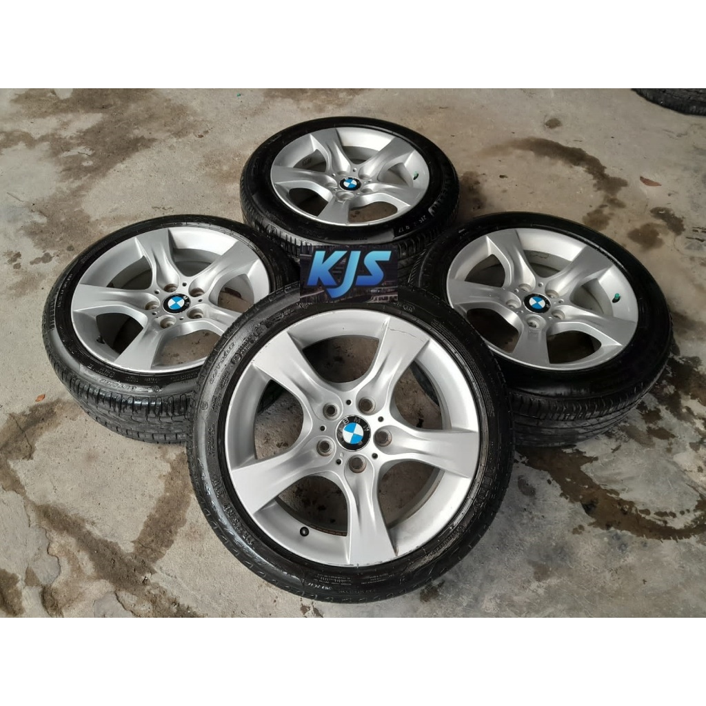 Velg Mobil Bekas BMW Seri 3 Ring 17 Lebar 7 Pcd 5x120 Ban 215/55 R17