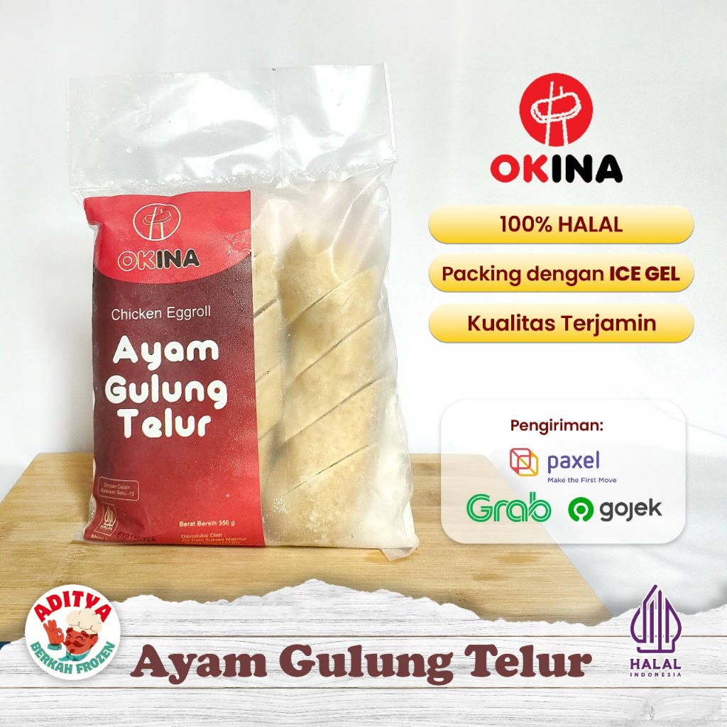 

Ayam Telur Gulung Frozen | Chicken Egg Roll | Okina Food