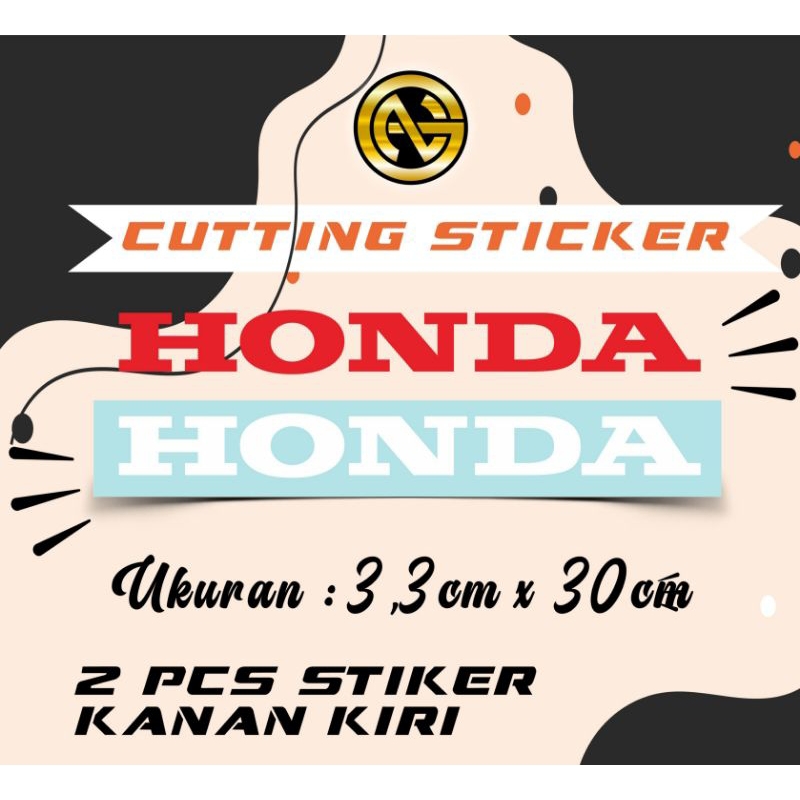 Stiker Logo Honda | Stiker motor mobil