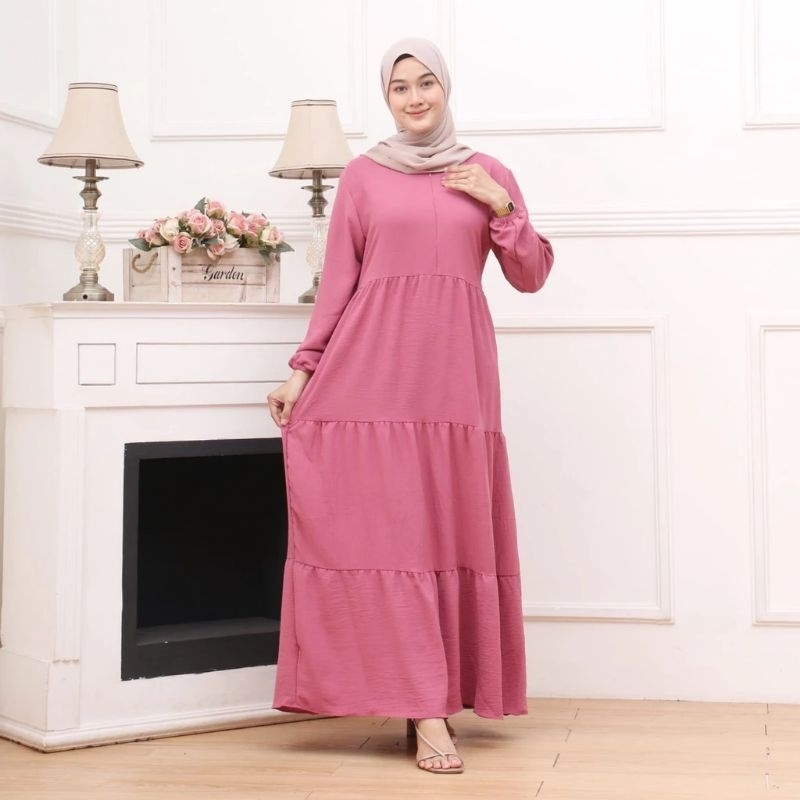 GAMIS CANDA REMPEL GAMIS SUSUN JUMBO CRINGKEL AIRFLOW