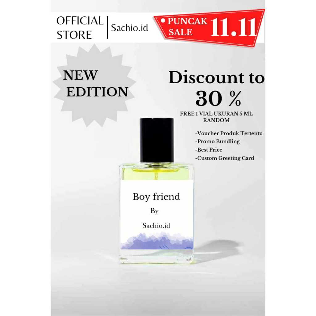 Parfum Tahan Lama - Sachio. id BF(Boys and friend)| Fruity & fresh 35ml