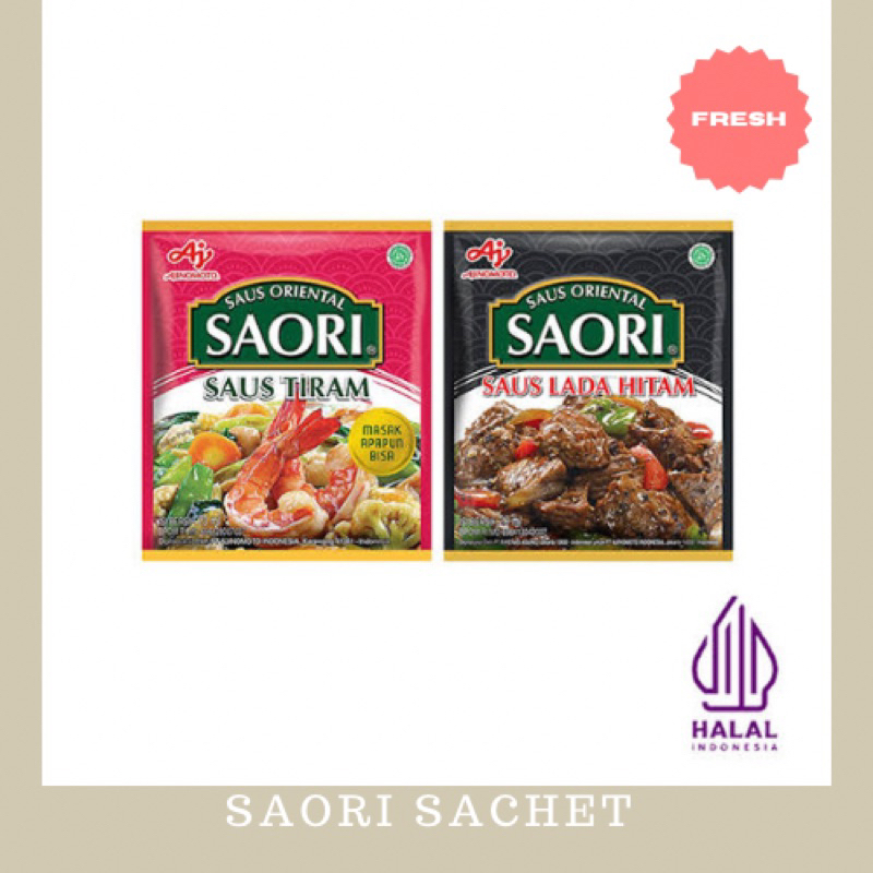 

Saori Saus Tiram Saus Lada Hitam 5 Sachet KIRIM INSTAN BANDUNG