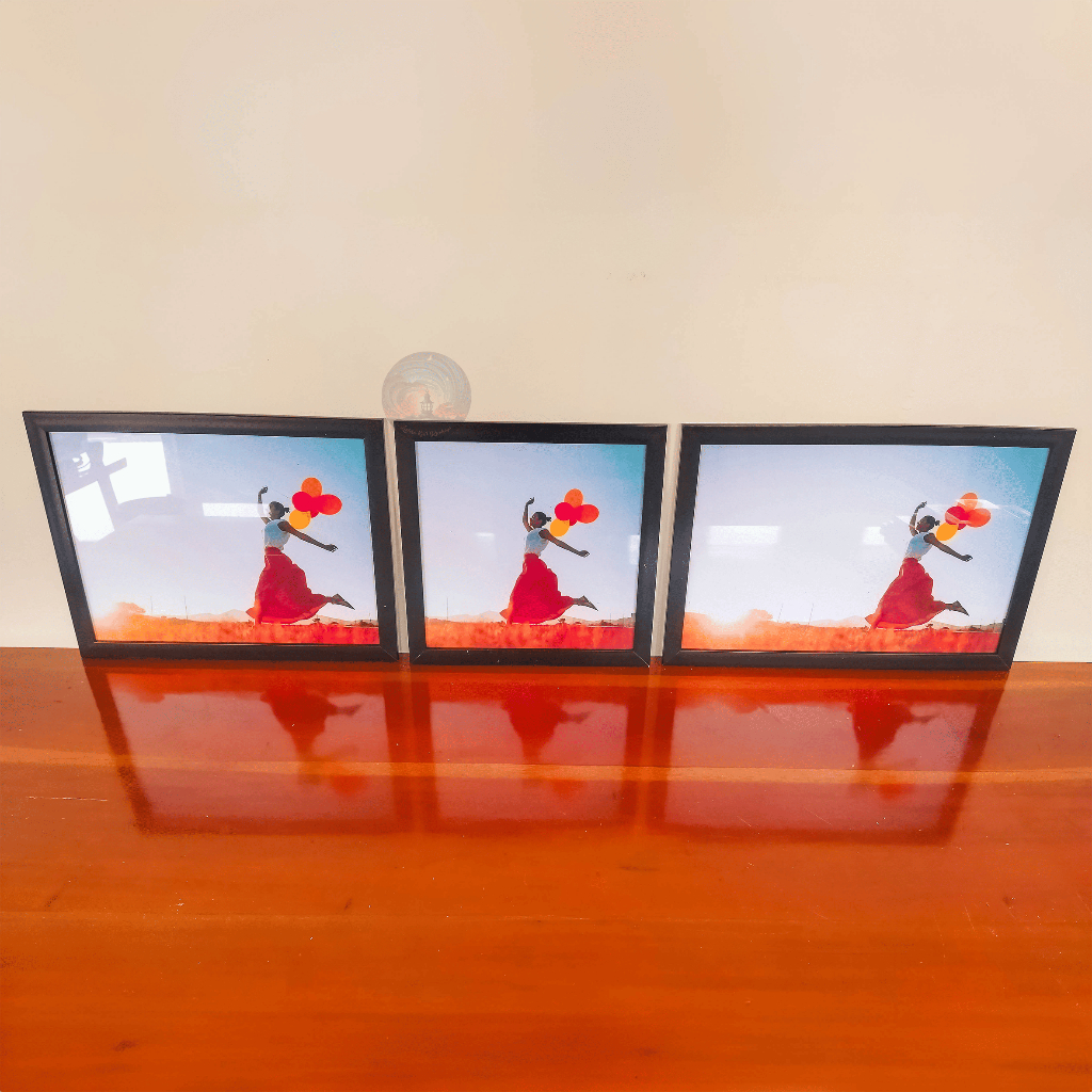 BINGKAI + Cetak Foto 10R 10RP 25x30cm 30x30cm Pigura Frame Hiasan Dinding Wall Decor