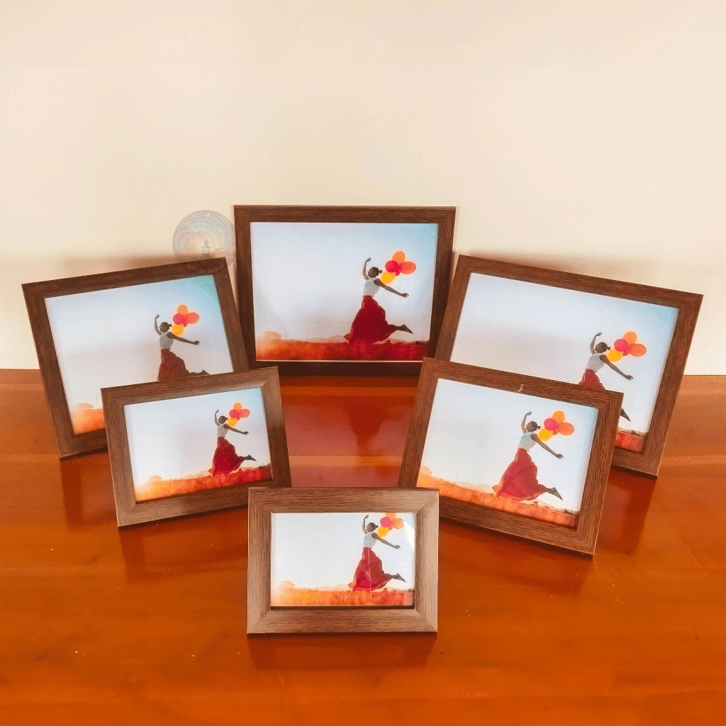 BINGKAI + Cetak Foto 10R 10RP 25x30cm 30x30cm Pigura Frame Hiasan Dinding Wall Decor