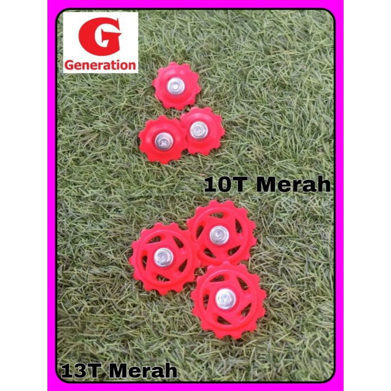 Roda Gigi Pulley RD Gigi Roda Rear Derailleur  10T ,13T Plastik