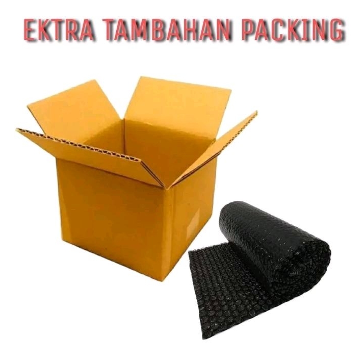 

Extra Packing BubbleWrap Dan Dus / Bubble Wrap + Box Packing Kardus Tambahan