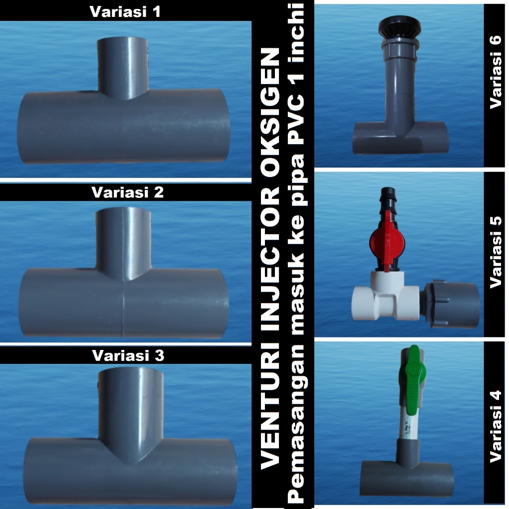 VENTURI INJEKTOR OKSIGEN KOLAM IKAN KOI 1 INCHI