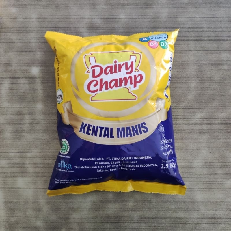 

SUSU KENTAL MANIS PILLOW DAIRY CHAMP 2.5 KG