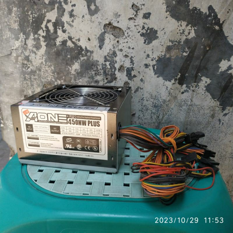 psu 450w aone power supply 450w