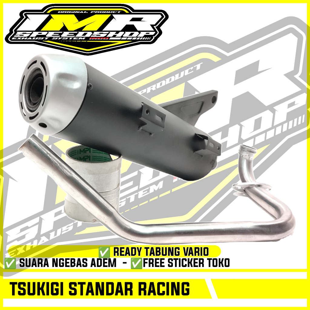 KNALPOT TSUKIGI STANDAR RACING BEAT KARBU BEAT FI ESP BEAT STREET BEAT DELUXE VARIO 110 KARBURATOR V