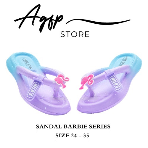 Sandal Anak Perempuan Model Jepit Gradasi Warna Karakter Motif Barbie New Sandal Jepit Karakter barbie Anak perempuan Cute 1.5 - 8 Tahun sandal anak perempuan sandal jepit jibbitz Sandal Anak Kekinian Bahan Phylon / Sandal Anak Viral