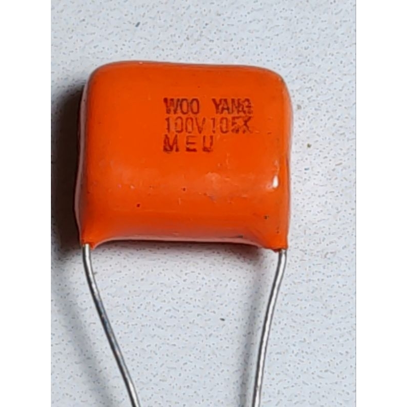 5 pcs kapasitor milar 105k 100v