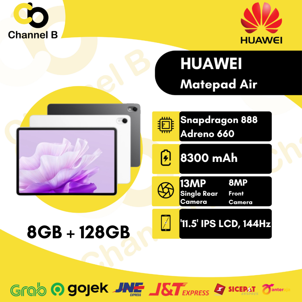 Huawei Matepad Air 11.5 Tablet ( Ram 8GB / Rom 128GB ) - Garansi Resmi
