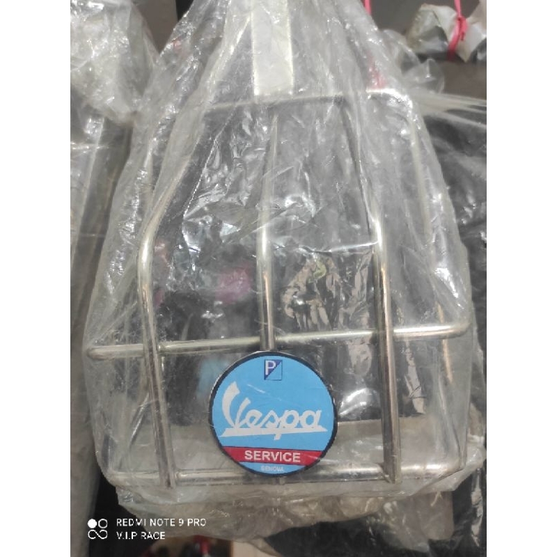 brongsong lampu tutup lampu vespa super croom p/