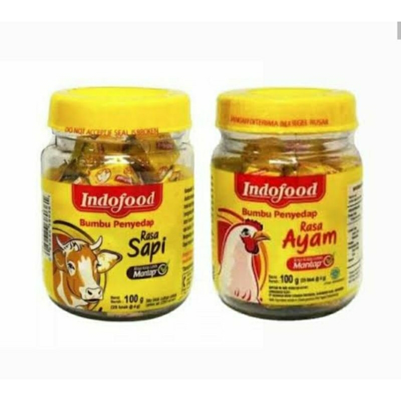 

Indofood Kaldu Ayam dan Sapi isi 100