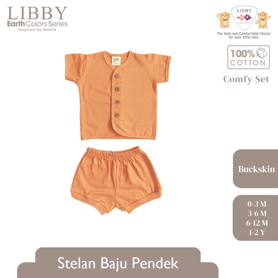 Libby Baby Comfy Setelan Bayi Baju Pendek Celana Pendek | SBSKEBONSARI