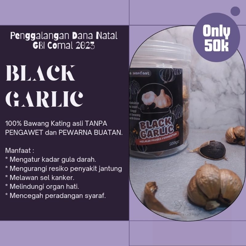 

BLACK GARLIC / BAWANG HITAM TERMURAH!!