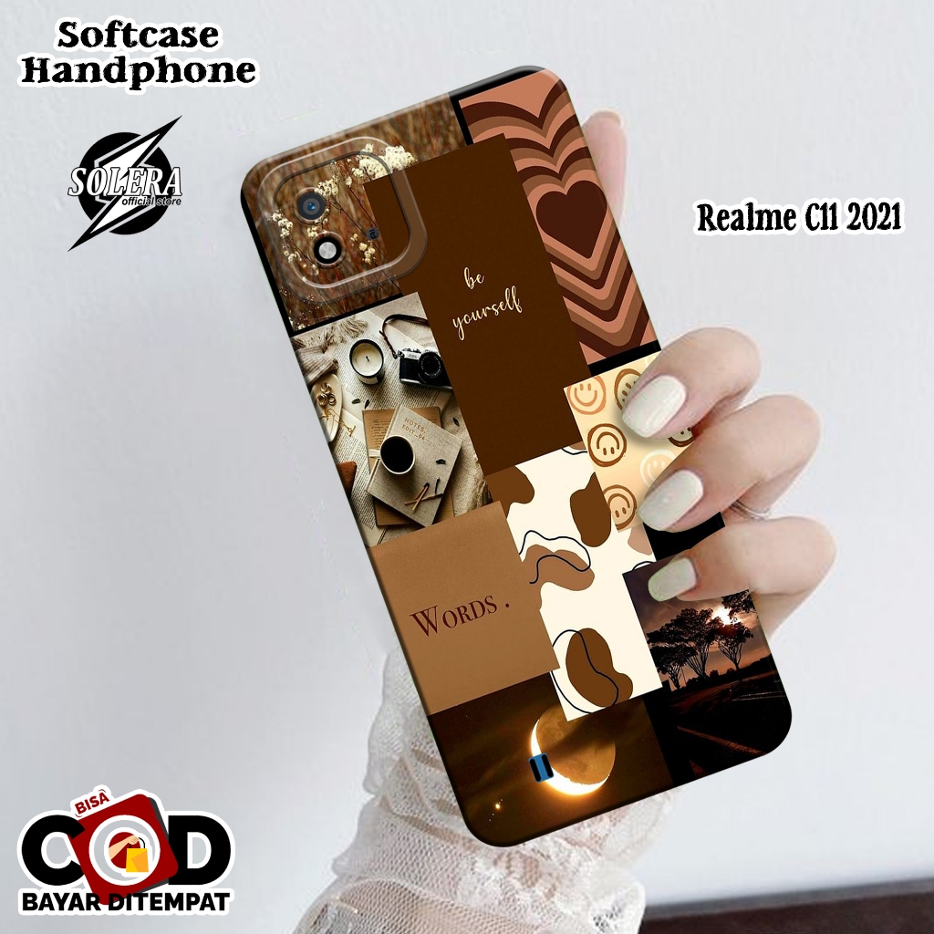 Case Realme C11 2021 Softcase Realme C11 2021 Terbaru Silikon Pro Camera Fashion Case Aesthetic Cove