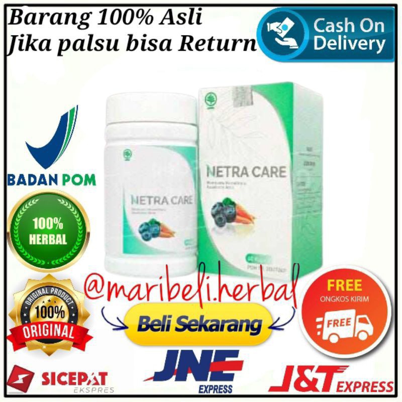 NETRACARE Obat Mata Herbal Original Asli Netra Care Obat Mata Minus Rabun Katarak Terbaik