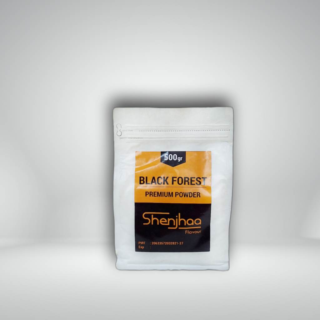 

SHENJHAA Flavour POWDER 500gr - Black Forest PREMIUM