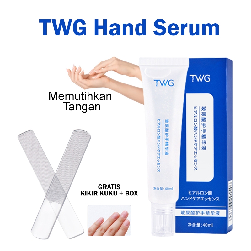 bp132- BELI 1 TWG Gratis Kikir Kuku - TWG Serum Tangan Anti Keriput / Serum Hyaluronic Acid Pemutih