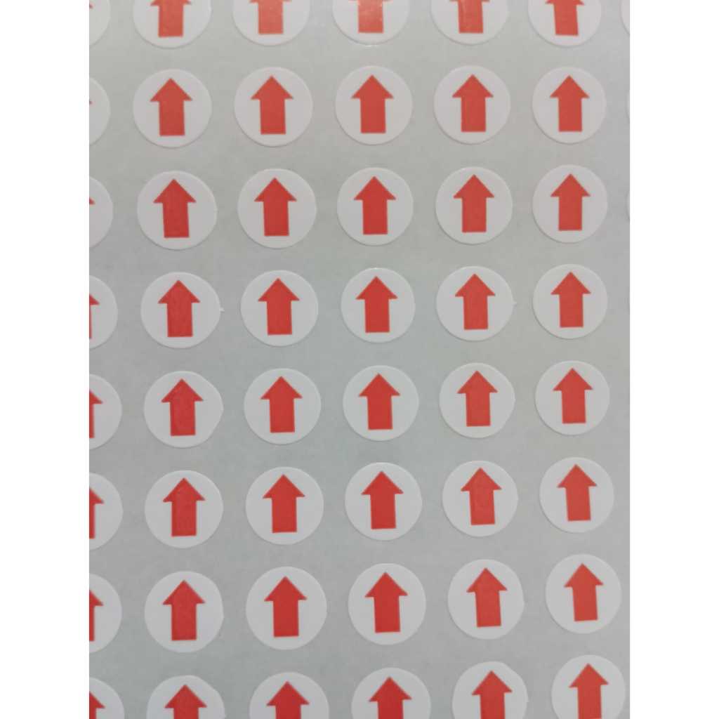 

STICKER PANAH WARNA MERAH 1 CM