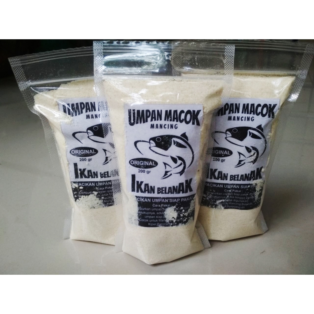 RACIKAN UMPAN IKAN BELANAK MACOK UMPAN MANCING