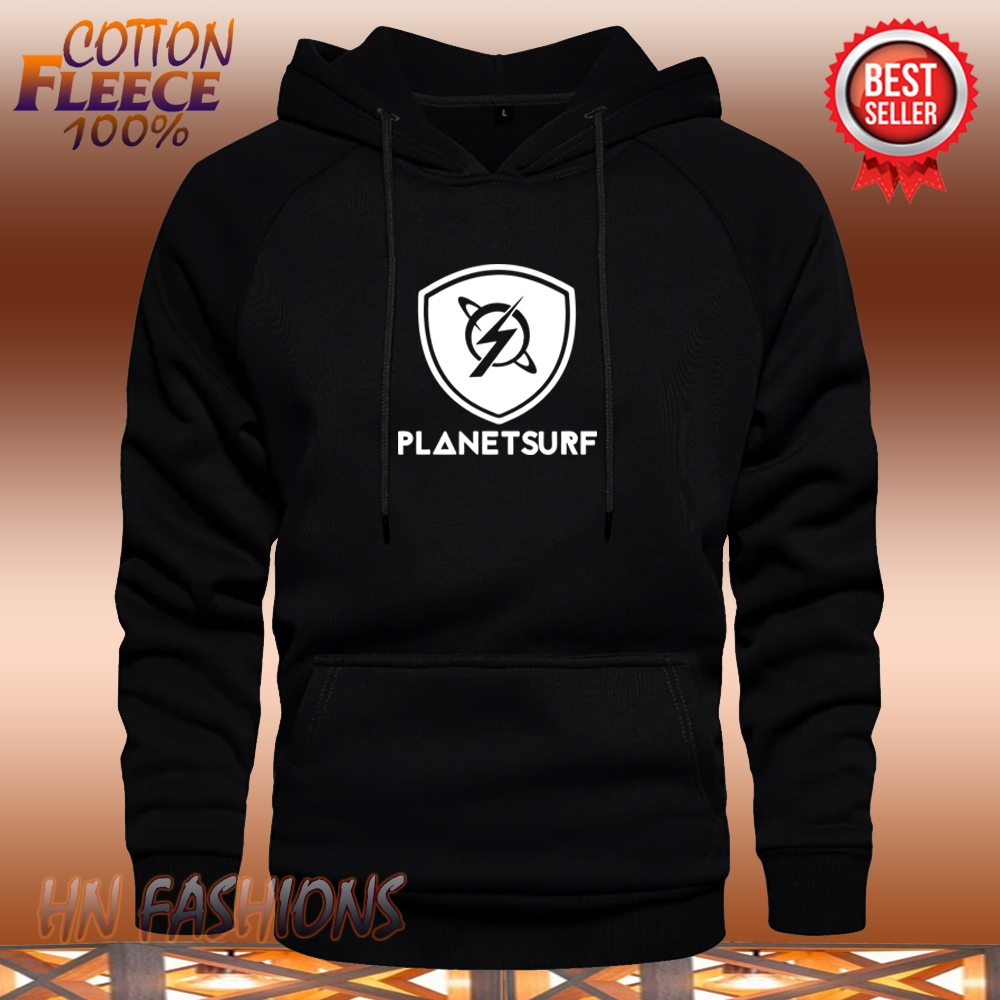 HN FASHION90 -  Hoodie Planet Surf Putih - Sweater Hoodie - Hoodie pria & wanita  - Hoodie High Prem