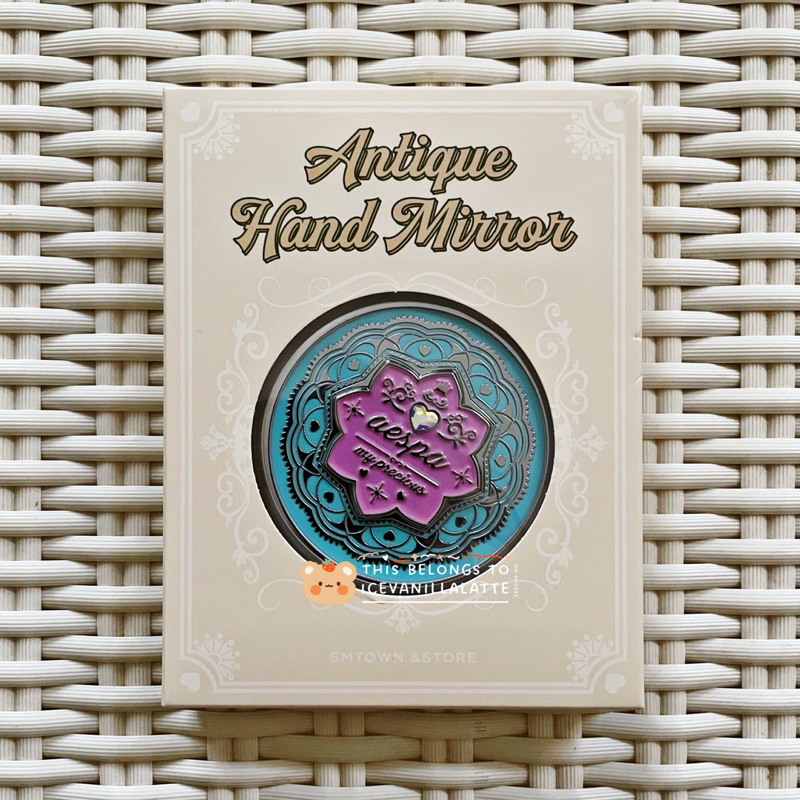 Aespa KARINA MD Antique Hand Mirror Set (photocard + mirror)