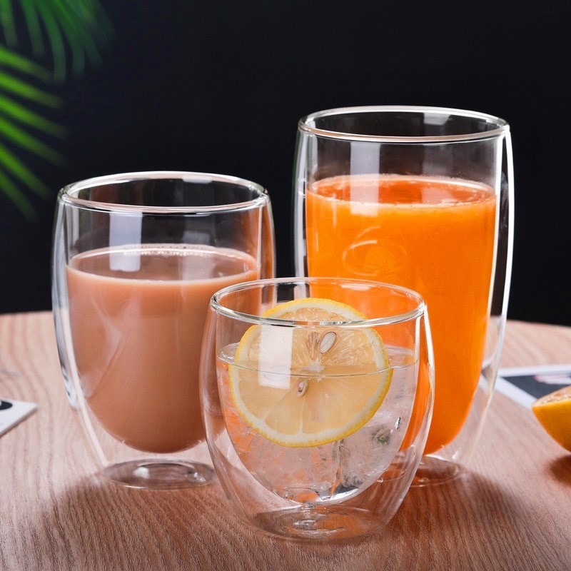 GELAS DOUBLE LAYER / GELAS DOUBLE WALL / GELAS MOCTAIL / GELAS KACA CUP SHENAR