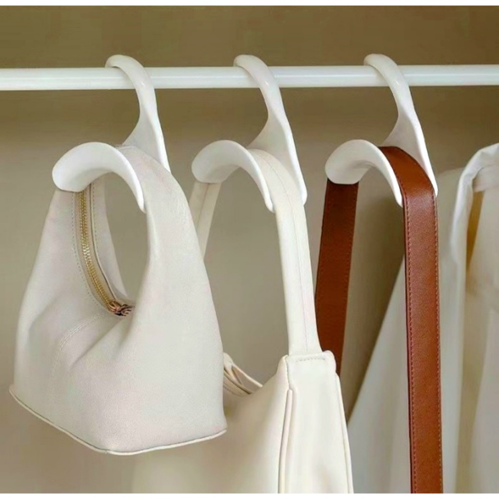 Gantungan Tas Dasi Handbag Syal Topi Jilbab Serbaguna Lemari Hanger Hook HB7