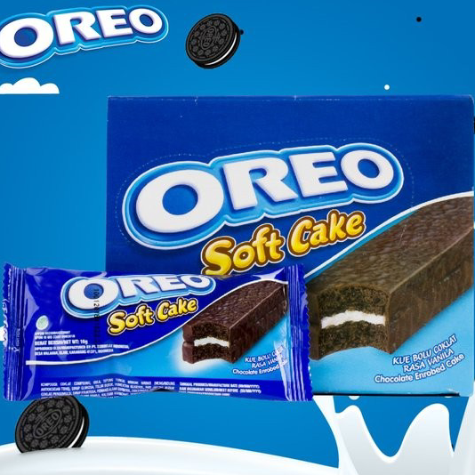 

Terkini Oreo Soft Cake Bolu Cokelat 16+3.2gr - 1 Box Isi 12 pcs