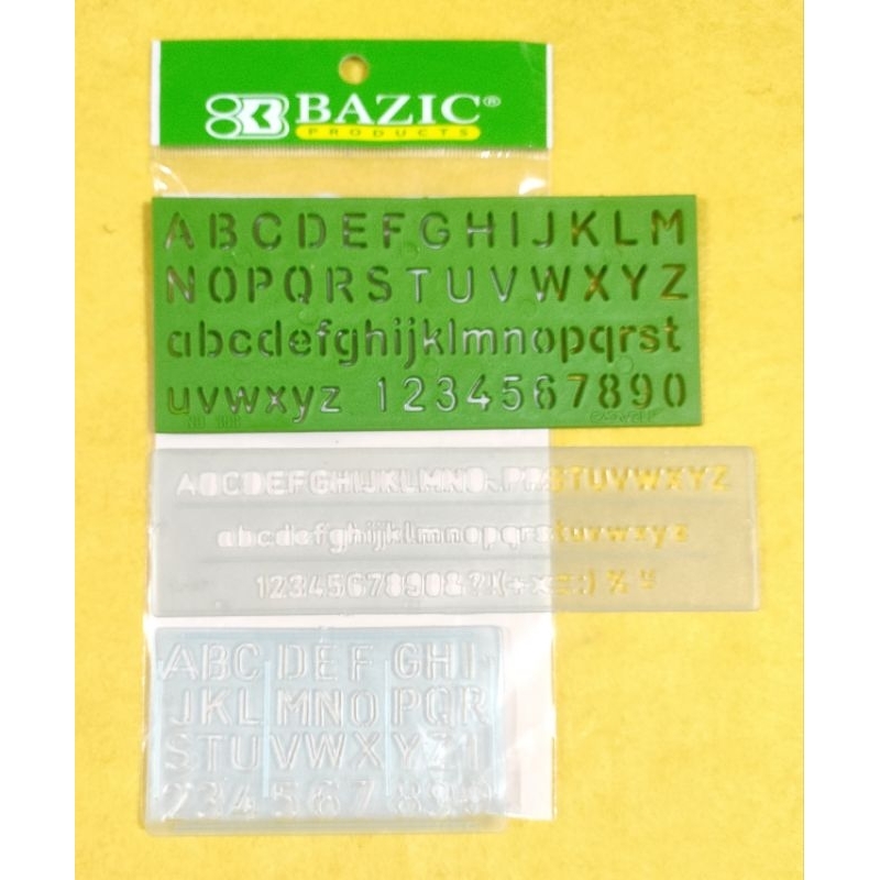 

PENGGARIS CETAKAN KECIL HURUF DAN ANGKA BAZIC (1 set isi 3 pcs)