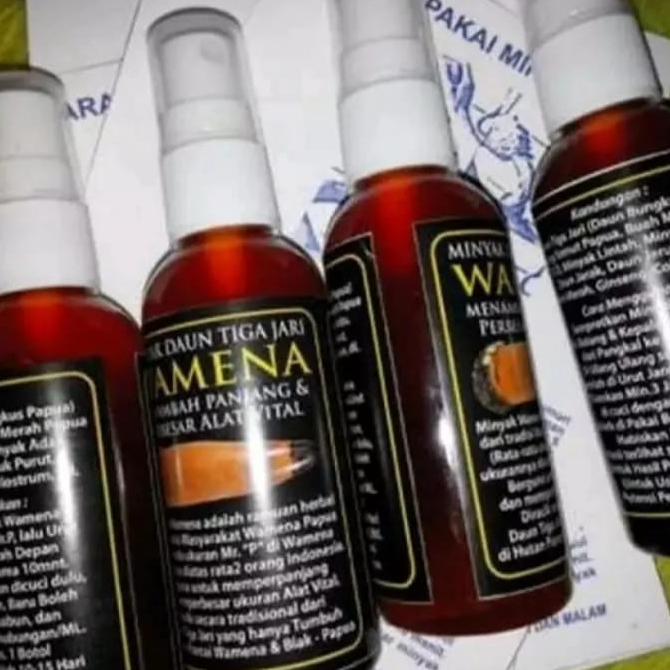 Big Sale Minyak Oil Wamena Daun Tiga Jari Papua Oles Pembesar Pemanjang Mr p Pria Permanen Kuat Taha